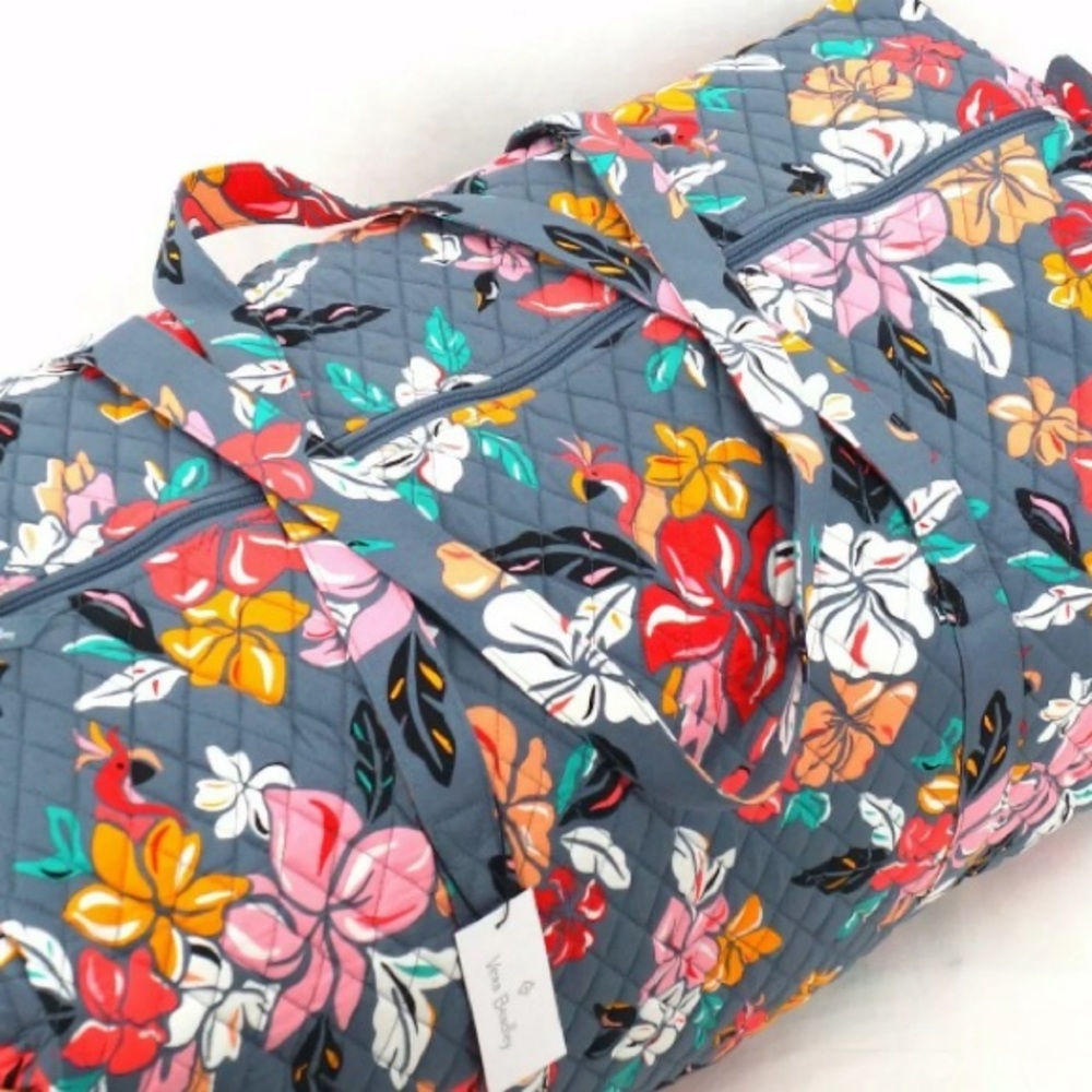 NWT Vera Bradley xl travel duffel coastal paradise - Picture 6 of 7